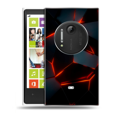 Силиконовый чехол на Nokia Lumia 1020 с принтом Яркие абстракции Силиконовый чехол на Nokia Lumia 1020 с принтом Яркие абстракции