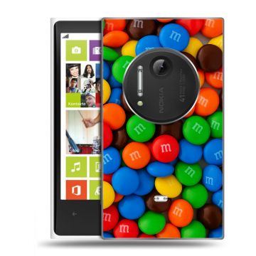 Силиконовый чехол на Nokia Lumia 1020 с принтом Конфеты Силиконовый чехол на Nokia Lumia 1020 с принтом Конфеты