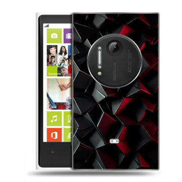 Силиконовый чехол на Nokia Lumia 1020 с принтом Абстракция Силиконовый чехол на Nokia Lumia 1020 с принтом Абстракция
