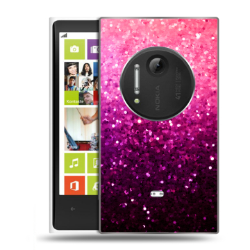 Силиконовый чехол на Nokia Lumia 1020 с принтом Блестки