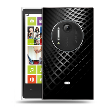 Силиконовый чехол на Nokia Lumia 1020 с принтом Текстура металла Силиконовый чехол на Nokia Lumia 1020 с принтом Текстура металла