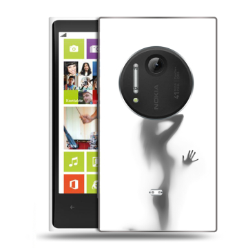 Силиконовый чехол на Nokia Lumia 1020 с принтом Силуэт