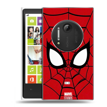 Силиконовый чехол на Nokia Lumia 1020 с принтом человек паук spiderman