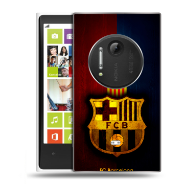Силиконовый чехол на Nokia Lumia 1020 с принтом Барселона Barcelona