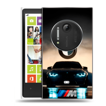 Силиконовый чехол на Nokia Lumia 1020 с принтом БМВ BMW