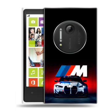 Силиконовый чехол на Nokia Lumia 1020 с принтом БМВ BMW
