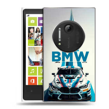 Силиконовый чехол на Nokia Lumia 1020 с принтом БМВ BMW