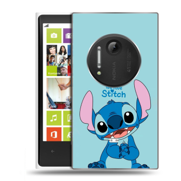 Силиконовый чехол на Nokia Lumia 1020 с принтом Лило и Стич