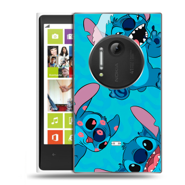 Силиконовый чехол на Nokia Lumia 1020 с принтом Лило и Стич