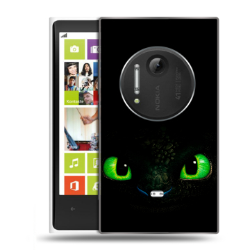 Силиконовый чехол на Nokia Lumia 1020 с принтом Как приручить дракона