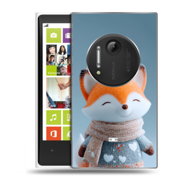 Силиконовый чехол на Nokia Lumia 1020 с принтом Лиса
