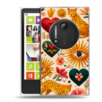 Силиконовый чехол на Nokia Lumia 1020 с принтом Модный принт