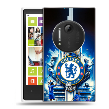 Силиконовый чехол на Nokia Lumia 1020 с принтом Chelsea Челси