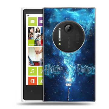 Силиконовый чехол на Nokia Lumia 1020 с принтом Harry Potter Гарри Поттер