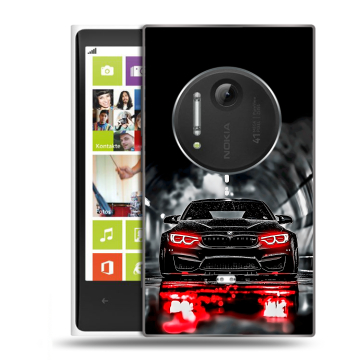 Силиконовый чехол на Nokia Lumia 1020 с принтом BMW БМВ