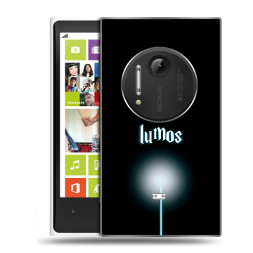Силиконовый чехол на Nokia Lumia 1020 с принтом Harry Potter Гарри Поттер
