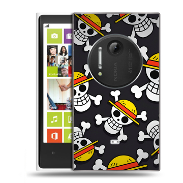 Силиконовый чехол на Nokia Lumia 1020 с принтом One Piece Ван Пис