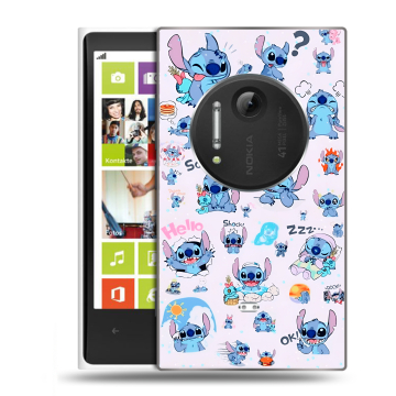 Силиконовый чехол на Nokia Lumia 1020 с принтом Лило и Стич
