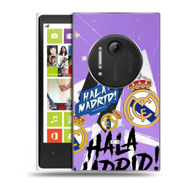 Силиконовый чехол на Nokia Lumia 1020 с принтом Real Madrid Реал Мадрид