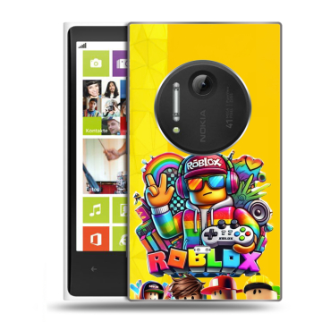Силиконовый чехол на Nokia Lumia 1020 с принтом Roblox Роблокс Силиконовый чехол на Nokia Lumia 1020 с принтом Roblox Роблокс