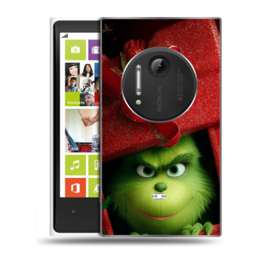 Силиконовый чехол на Nokia Lumia 1020 с принтом Новый год