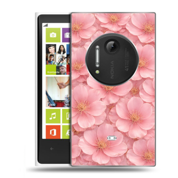 Силиконовый чехол на Nokia Lumia 1020 с принтом женский