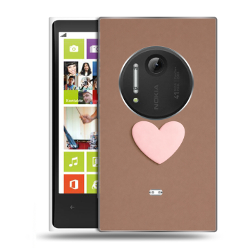 Силиконовый чехол на Nokia Lumia 1020 с принтом женский