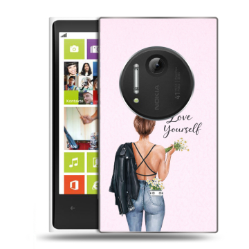 Силиконовый чехол на Nokia Lumia 1020 с принтом женский Силиконовый чехол на Nokia Lumia 1020 с принтом женский