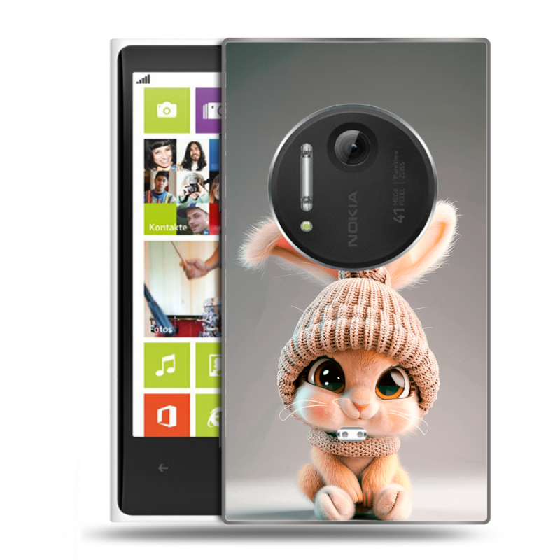 Силиконовый чехол на Nokia Lumia 1020 с принтом Кролик Силиконовый чехол на Nokia Lumia 1020 с принтом Кролик