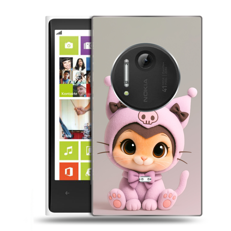 Силиконовый чехол на Nokia Lumia 1020 с принтом Куроми Kuromi Силиконовый чехол на Nokia Lumia 1020 с принтом Куроми Kuromi