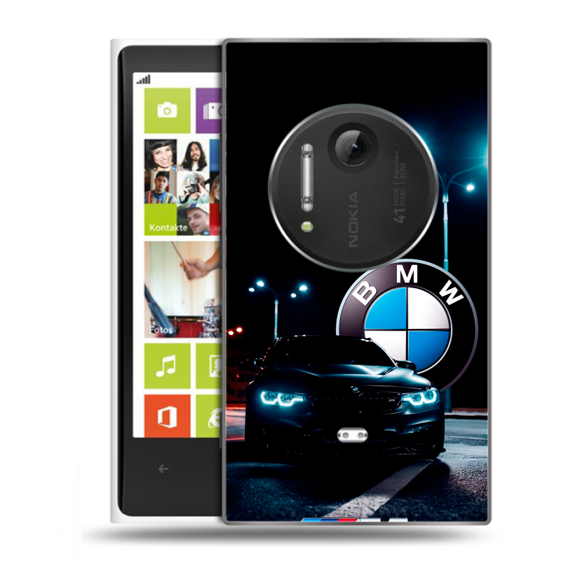 Силиконовый чехол на Nokia Lumia 1020 с принтом БМВ BMW Силиконовый чехол на Nokia Lumia 1020 с принтом БМВ BMW