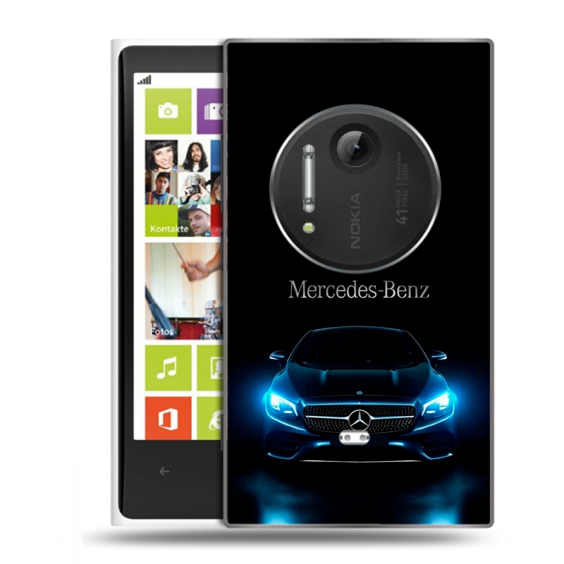 Силиконовый чехол на Nokia Lumia 1020 с принтом Mercedes Мерседес Силиконовый чехол на Nokia Lumia 1020 с принтом Mercedes Мерседес