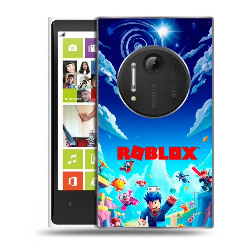 Силиконовый чехол на Nokia Lumia 1020 с принтом Roblox Роблокс Силиконовый чехол на Nokia Lumia 1020 с принтом Roblox Роблокс