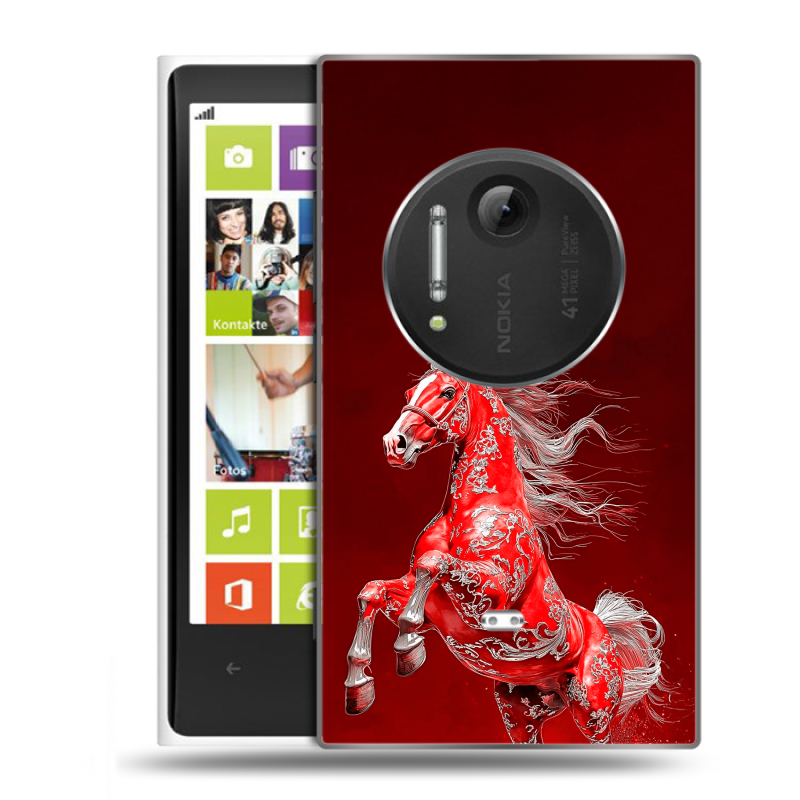 Силиконовый чехол на Nokia Lumia 1020 с принтом Новый год Силиконовый чехол на Nokia Lumia 1020 с принтом Новый год