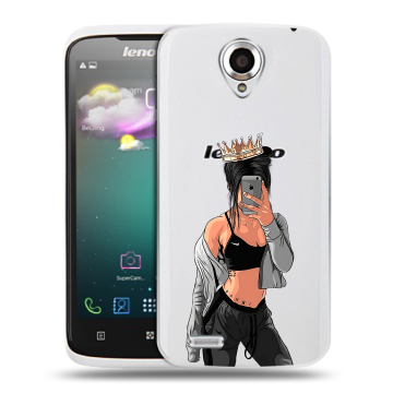 Пластиковый чехол на Lenovo S820 Ideaphone с принтом Женские принты Пластиковый чехол на Lenovo S820 Ideaphone с принтом Женские принты
