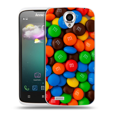Пластиковый чехол на Lenovo S820 Ideaphone с принтом Конфеты Пластиковый чехол на Lenovo S820 Ideaphone с принтом Конфеты