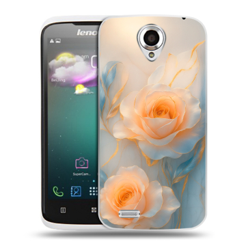 Пластиковый чехол на Lenovo S820 Ideaphone с принтом Женский Пластиковый чехол на Lenovo S820 Ideaphone с принтом Женский