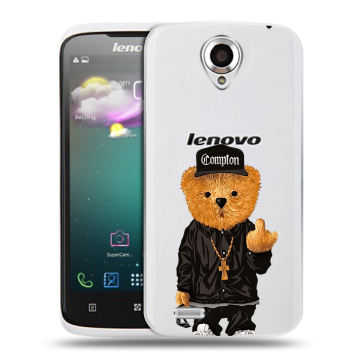 Пластиковый чехол на Lenovo S820 с принтом Плюшевый медведь Пластиковый чехол на Lenovo S820 с принтом Плюшевый медведь