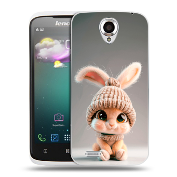 Пластиковый чехол на Lenovo S820 с принтом Кролик