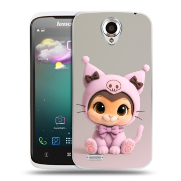 Пластиковый чехол на Lenovo S820 с принтом Куроми Kuromi Пластиковый чехол на Lenovo S820 с принтом Куроми Kuromi