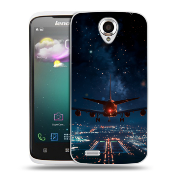 Пластиковый чехол на Lenovo S820 с принтом самолет Пластиковый чехол на Lenovo S820 с принтом самолет