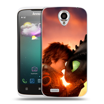 Пластиковый чехол на Lenovo S820 с принтом Как приручить дракона Пластиковый чехол на Lenovo S820 с принтом Как приручить дракона
