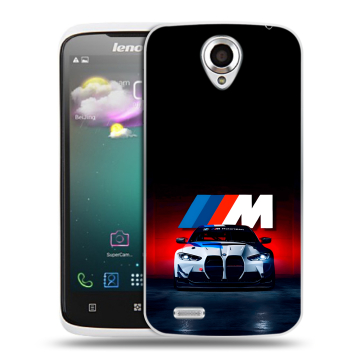 Пластиковый чехол на Lenovo S820 с принтом БМВ BMW