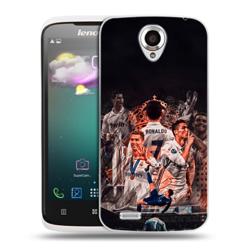 Пластиковый чехол на Lenovo S820 с принтом Реал Роналдо Real Ronaldo
