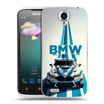 Пластиковый чехол на Lenovo S820 с принтом БМВ BMW Пластиковый чехол на Lenovo S820 с принтом БМВ BMW