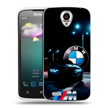 Пластиковый чехол на Lenovo S820 с принтом БМВ BMW