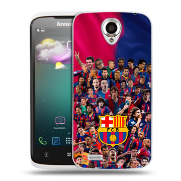 Пластиковый чехол на Lenovo S820 с принтом Барселона Barcelona
