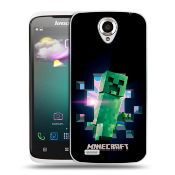 Пластиковый чехол на Lenovo S820 с принтом Майнкрафт Minecraft Пластиковый чехол на Lenovo S820 с принтом Майнкрафт Minecraft
