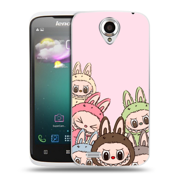 Пластиковый чехол на Lenovo S820 с принтом Лабубу Пластиковый чехол на Lenovo S820 с принтом Лабубу
