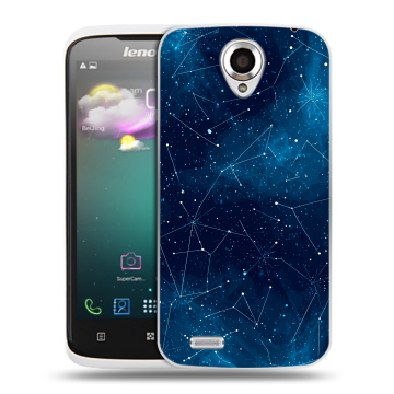 Пластиковый чехол на Lenovo S820 с принтом Космос звезды Пластиковый чехол на Lenovo S820 с принтом Космос звезды